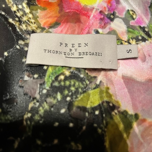 Preen by Thornton Bregazzi Women’s Floral Burnout Midi Sheath Dress, Size Small - Picture 16 of 16